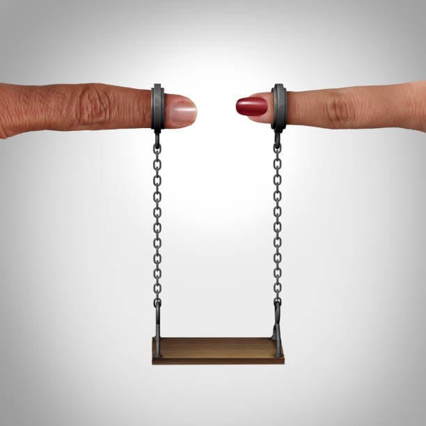 Parenting team and co-parent or co-parenting parenthood concept and infertility diagnosis or child safety protection with 3D render elements.