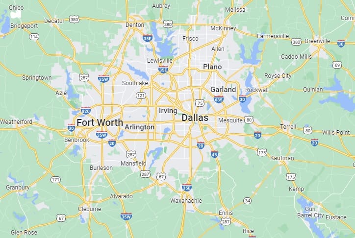 DFW-Map